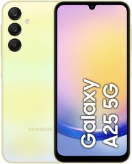 Смартфон Samsung Galaxy A25 5G 6/128GB Yellow (SM-A256BZYD)