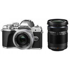 Цифровой фотоаппарат OLYMPUS E-M10 mark III Pancake Double Zoom 14-42+40-150Kit S/S/B (V207074SE000)