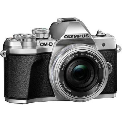 Цифровой фотоаппарат OLYMPUS E-M10 mark III Pancake Double Zoom 14-42+40-150Kit S/S/B (V207074SE000)
