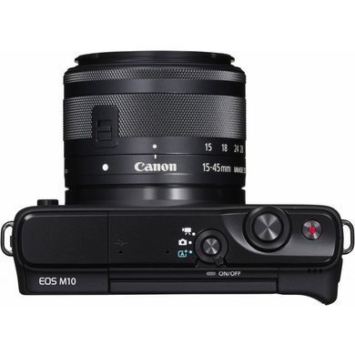 Цифровой фотоаппарат Canon EOS M10 + 15-45 IS STM Kit Black (0584C040)