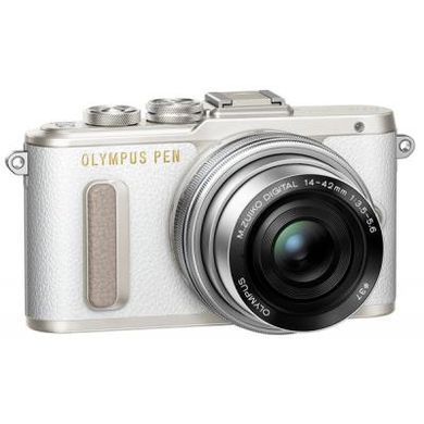 Цифровой фотоаппарат OLYMPUS E-PL8 14-42 mm Pancake Zoom Kit white/silver (V205082WE000)