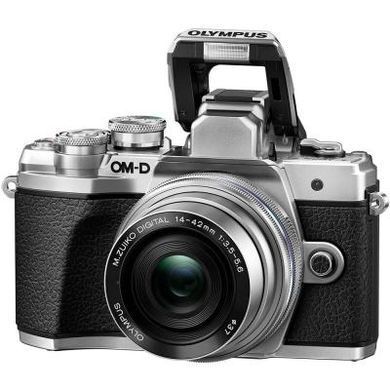 Цифровой фотоаппарат OLYMPUS E-M10 mark III Pancake Double Zoom 14-42+40-150Kit S/S/B (V207074SE000)