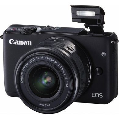Цифровой фотоаппарат Canon EOS M10 + 15-45 IS STM Kit Black (0584C040)