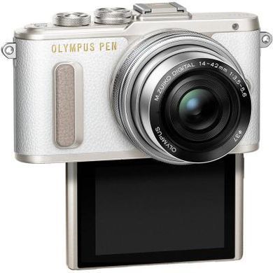 Цифровой фотоаппарат OLYMPUS E-PL8 14-42 mm Pancake Zoom Kit white/silver (V205082WE000)