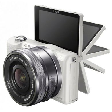 Цифровой фотоаппарат SONY Alpha 5000 kit 16-50 White (ILCE5000LW.CEC)