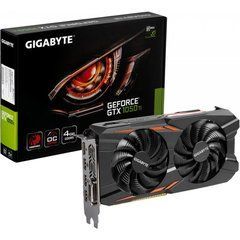 Видеокарта GIGABYTE GeForce GTX1050 Ti 4096Mb WINDFORCE 2X OC (GV-N105TWF2OC-4GD)