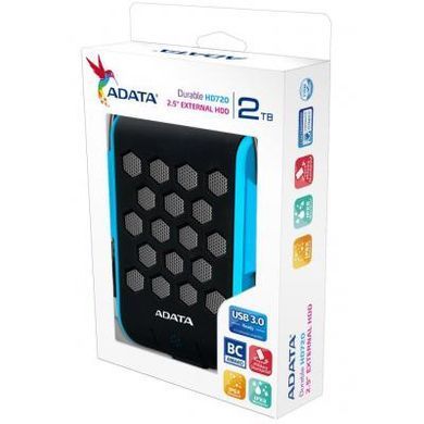 Внешний жесткий диск 2.5" 2TB ADATA (AHD720-2TU3-CBL)