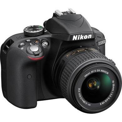 Цифровой фотоаппарат Nikon D3300 Kit 18-55 VR II + 55-300VR (VBA390K006)