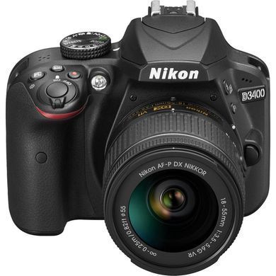 Цифровой фотоаппарат Nikon D3400 + AF-P 18-55 Non-VR KIT (VBA490K002)