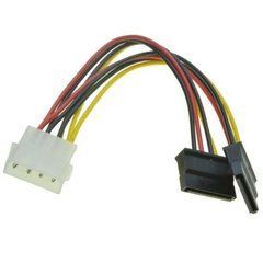 Кабель питания Atcom Molex to 2 Sata 0.2m (16148)