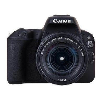 Цифровой фотоаппарат Canon EOS 200D kit 18-55 IS STM Black (2250C017)