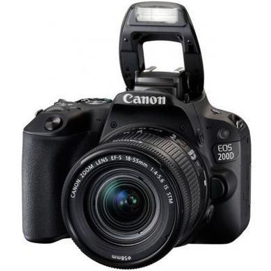 Цифровой фотоаппарат Canon EOS 200D kit 18-55 IS STM Black (2250C017)