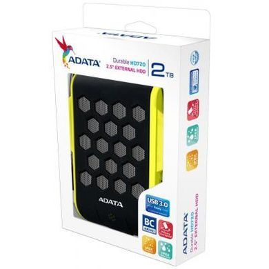 Внешний жесткий диск 2.5" 2TB ADATA (AHD720-2TU3-CGR)