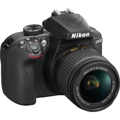 Цифровой фотоаппарат Nikon D3400 + AF-P 18-55 VR + AF-P 70-300VR