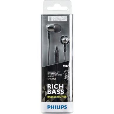 Наушники PHILIPS SHE3905 Silver (SHE3905SL/00)