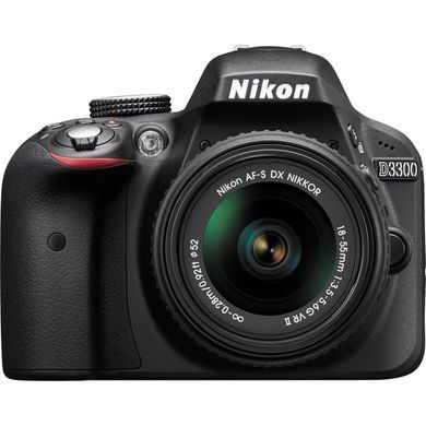 Цифровой фотоаппарат Nikon D3300 Kit 18-55 VR AF-P + 55-200VR II (VBA390K009)