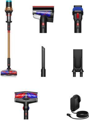 Вертикальний + ручний пилосос (2в1) Dyson V16 Piston Animal Matte Black/Copper (492963-01)