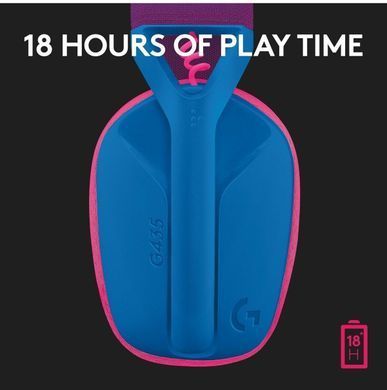Наушники с микрофоном Logitech G435 LIGHTSPEED Blue