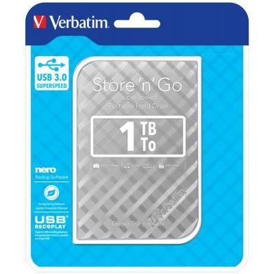 Внешний жесткий диск 2.5" 1TB Verbatim (53197)