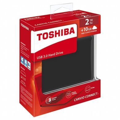 Внешний жесткий диск 2.5" 2TB TOSHIBA (HDTC820EK3CA)