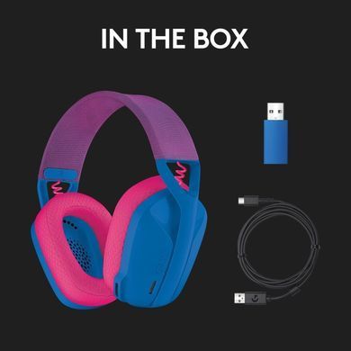 Наушники с микрофоном Logitech G435 LIGHTSPEED Blue