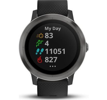 Смарт-часы Garmin Vivoactive 3 Black with Slate Hardware (010-01769-11)