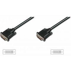 Кабель мультимедийный DVI to DVI 24+1pin, 3.0m ASSMANN (AK-320108-030-S)