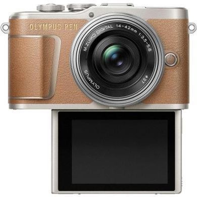Цифровой фотоаппарат OLYMPUS E-PL9 14-42 mm Pancake Zoom Kit brown/silver (V205092NE000)