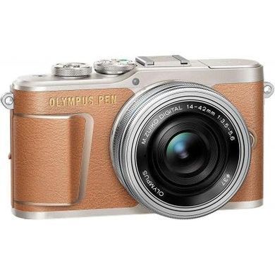Цифровой фотоаппарат OLYMPUS E-PL9 14-42 mm Pancake Zoom Kit brown/silver (V205092NE000)