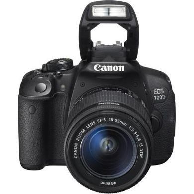 Цифровой фотоаппарат Canon EOS 700D + объектив 18-55 STM + объектив 55-250mm STM (8596B087)