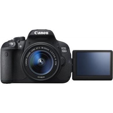 Цифровой фотоаппарат Canon EOS 700D + объектив 18-55 STM + объектив 55-250mm STM (8596B087)