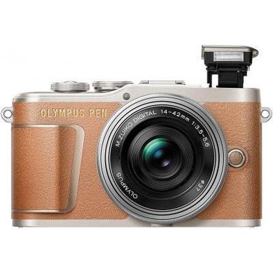 Цифровой фотоаппарат OLYMPUS E-PL9 14-42 mm Pancake Zoom Kit brown/silver (V205092NE000)