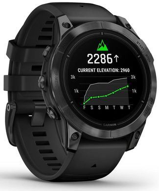 Смарт-часы Garmin Epix Pro Gen 2 47mm Slate Gray w. Black Band (010-02803-00/01)