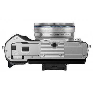 Цифровой фотоаппарат OLYMPUS E-M10 mark III Pancake Zoom 14-42 Kit silver/silver (V207072SE000)
