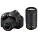 Цифровой фотоаппарат Nikon D5300 + AF-P 18-55 VR + AF-P 70-300VR (VBA370K015)