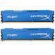 Модуль памяти для компьютера DDR3 8Gb (2x4GB) 1600 MHz HyperX Fury Blu Kingston (HX316C10FK2/8)