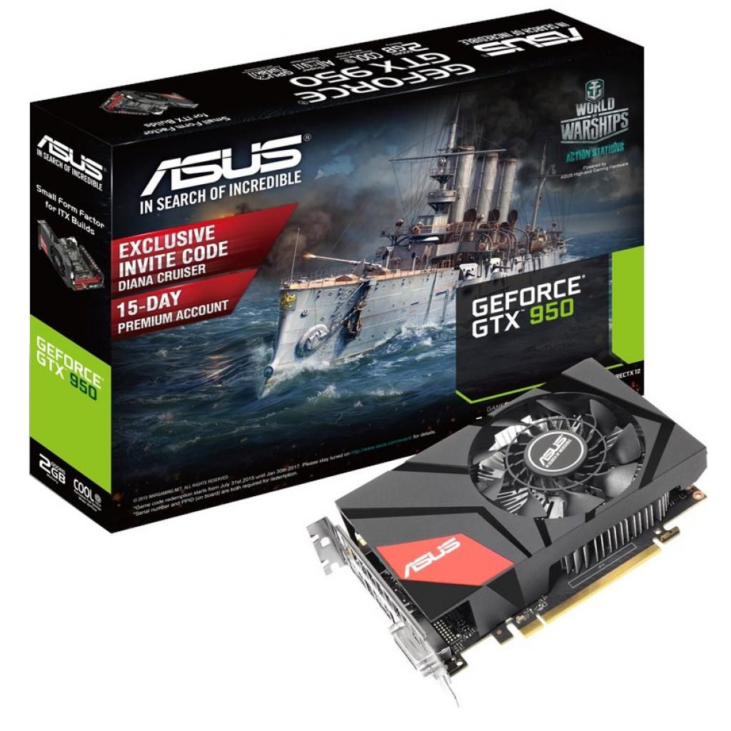 Видеокарта ASUS GeForce GTX950 2048Mb MINI (MINI-GTX950-2G) - CTS —  Интернет-магазин смартфонов и электроники