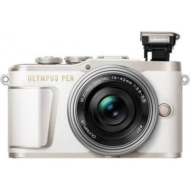Цифровой фотоаппарат OLYMPUS E-PL9 14-42 mm Pancake Zoom Kit white/silver (V205092WE000)