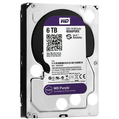 Жесткий диск 3.5" 6TB Western Digital (WD60PURZ)