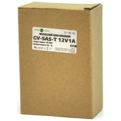 Блок питания GreenVision GV-SAS-T 12V1A (3568_)