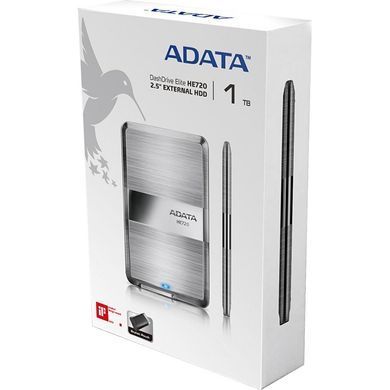 Внешний жесткий диск 2.5" 1TB ADATA (AHE720-1TU3-CTI)