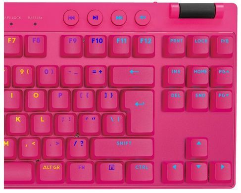 Клавиатура Logitech G Pro X TKL Lightspeed Tactile Magenta