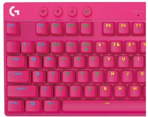 Клавиатура Logitech G Pro X TKL Lightspeed Tactile Magenta