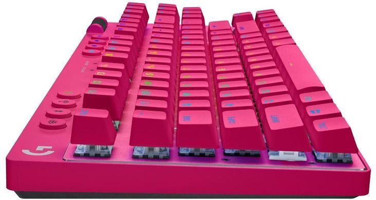 Клавиатура Logitech G Pro X TKL Lightspeed Tactile Magenta