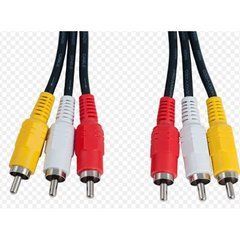 Кабель мультимедийный 3RCA to 3RCA 3.0m, 7.5m Atcom (13275)