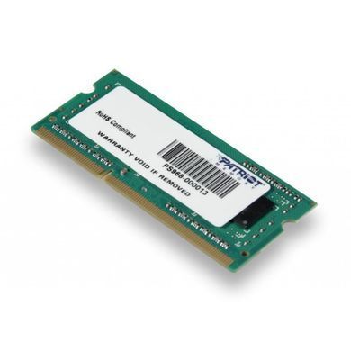 Модуль памяти для ноутбука SoDIMM DDR3 4GB 1333 MHz Patriot (PSD34G133381S)