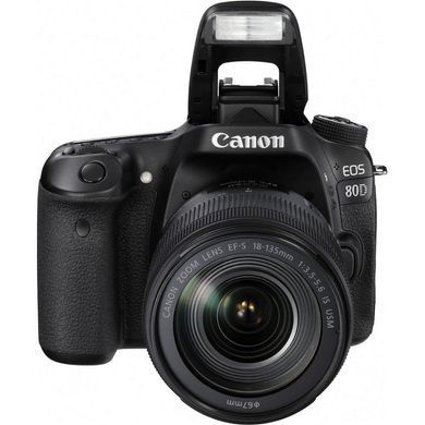 Цифровой фотоаппарат Canon EOS 80D 18-135 IS USM WiFi (1263C040)