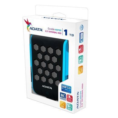 Внешний жесткий диск 2.5" 1TB ADATA (AHD720-1TU3-CBL)