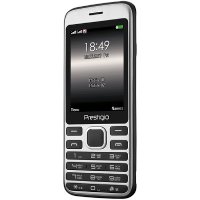 Мобильный телефон PRESTIGIO 1281 Duo Black (PFP1281DUOBLACK)