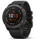 Спортивные часы Garmin Fenix 6X Pro Solar Titanium Carbon Grey DLC with Black Band